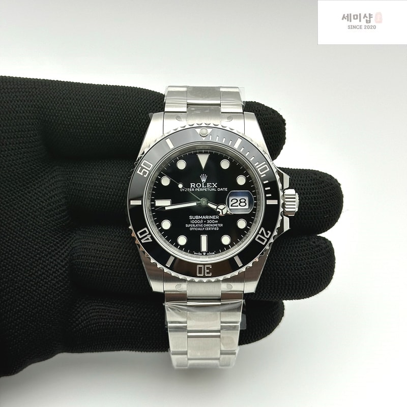 Rolex VS공장 롤렉스 서브마리너 41 신형 블랙데이트 브레이슬릿 Submariner 41mm 126610 LN Black Ceramic 904L Steel VSF 1:1 Best Edition VS3235 시계 3번 이미지