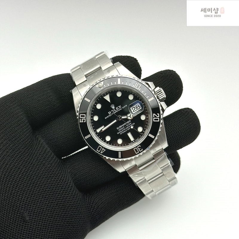 Rolex VS공장 롤렉스 서브마리너 41 신형 블랙데이트 브레이슬릿 Submariner 41mm 126610 LN Black Ceramic 904L Steel VSF 1:1 Best Edition VS3235 시계 4번 이미지