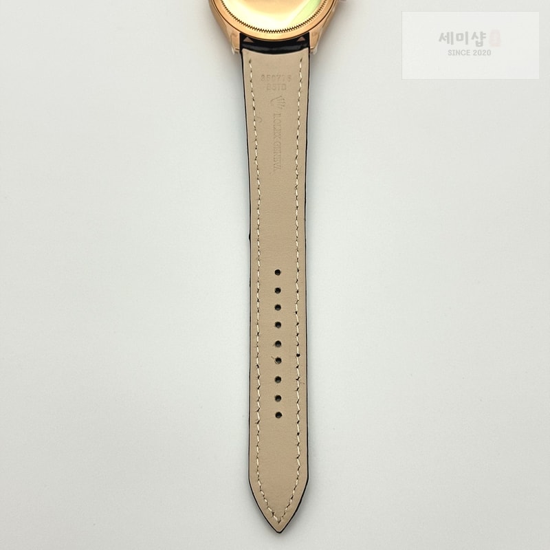 Rolex KZ공장 롤렉스 셀리니 로즈골드 금통 화이트다이얼 가죽스트랩 Cellini 50535 Moonphase RG KZF Best Edition White dial on leather strap A3195 (free a tool) 시계 10번 이미지