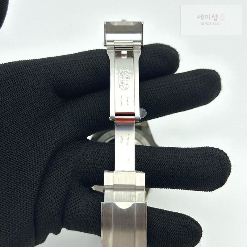 Rolex VS공장 롤렉스 씨드웰러 레드 스틸 블랙다이얼 브레이슬릿 Sea-Dweller 126600 VSF 1:1 Best Edition Black Dial On 904L SS Case and Bracelet VS3235 시계 7번 이미지
