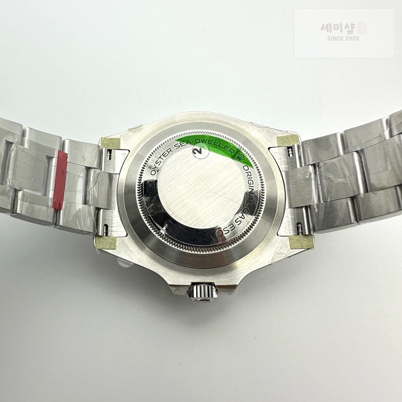 Rolex VS공장 롤렉스 씨드웰러 레드 스틸 블랙다이얼 브레이슬릿 Sea-Dweller 126600 VSF 1:1 Best Edition Black Dial On 904L SS Case and Bracelet VS3235 시계 10번 이미지