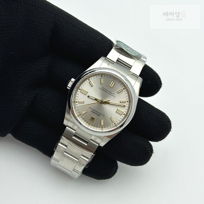 Rolex CLEAN공장 롤렉스 오이스터퍼페츄얼 36 실버다이얼 브레이슬릿 클린공장 Oyster Perpetual 126000 36mm Clean 1:1 Best Edition 904L Steel Silver Dial VR3230 시계 5번 이미지