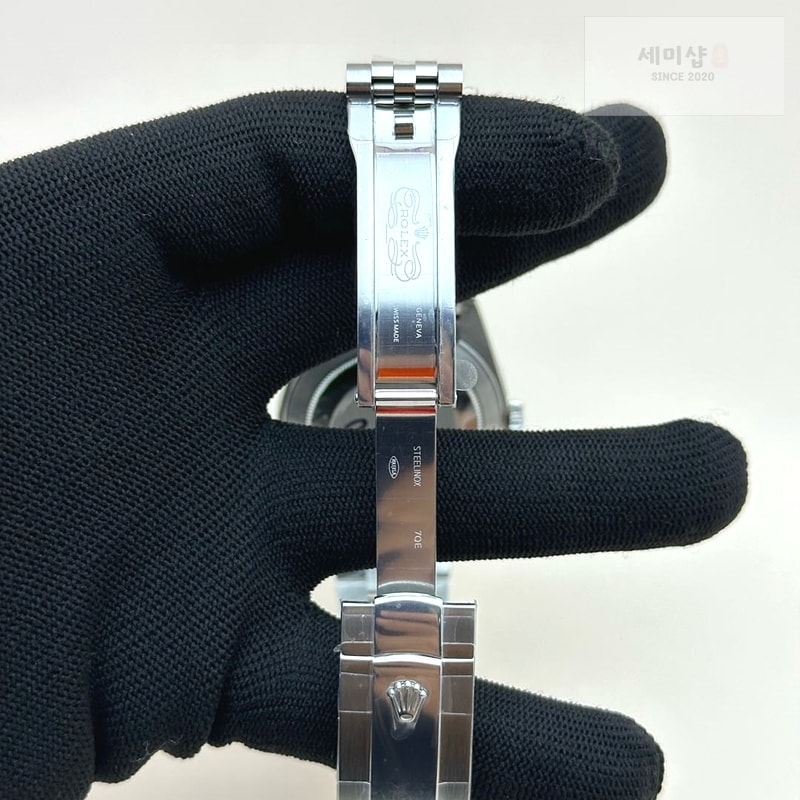 Rolex GM공장 롤렉스 오이스터퍼페츄얼 41 스틸 블랙다이얼 바인덱스 쥬빌레브레이슬릿 VR3230 GMF Rolex Oyster Perpetual 41 Black Dial Jubilee Braelet 시계 7번 이미지