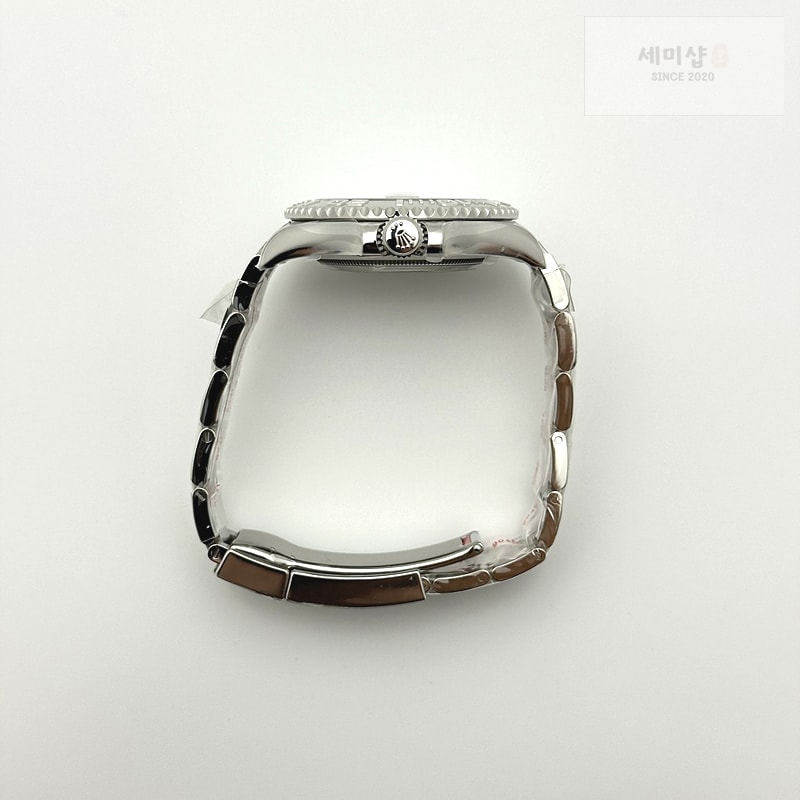 Rolex CLEAN공장 롤렉스 요트마스터 40 스틸 그레이다이얼 브레이슬릿 다크로듐 클린공장 ROLYM210B - YachtMaster 116622 904L SS/SS D-Grey Clean VR3235 시계 9번 이미지