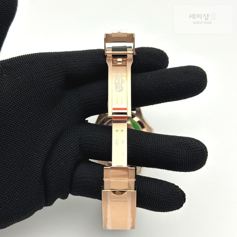 Rolex CLEAN공장 롤렉스 요트마스터 40 에버로즈골드금통 블랙다이얼 러버스트랩 클린공장 ROLYM218 - YachtMaster 126655 40mm RG/RU Blk Clean VR3235 시계 7번 이미지