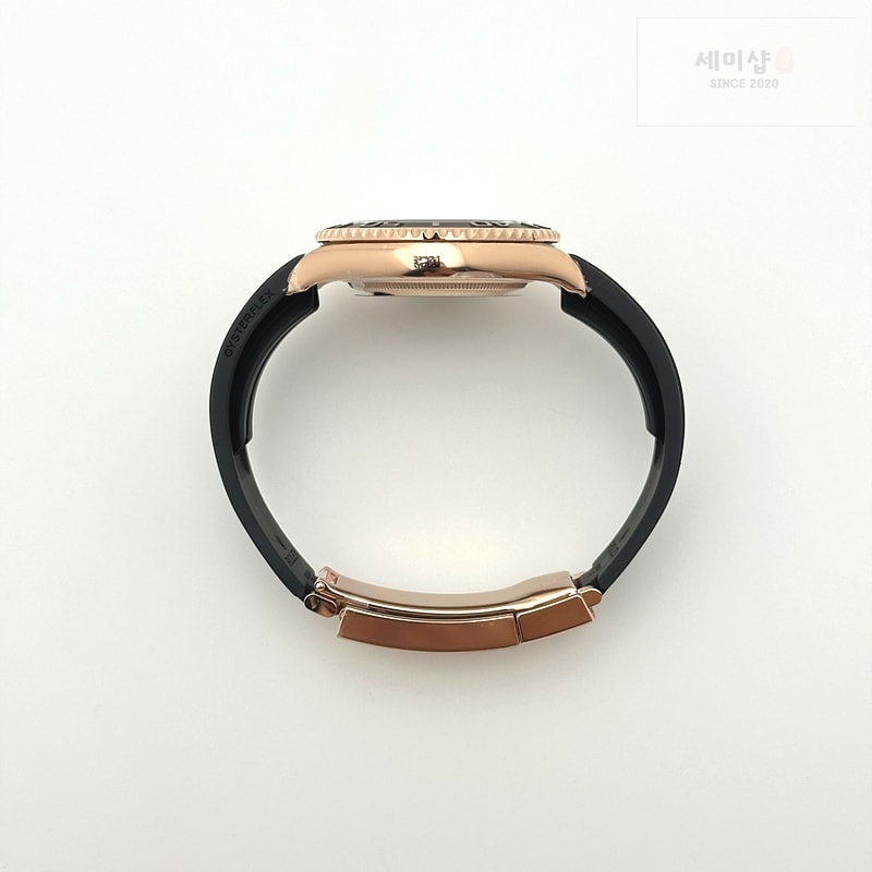 Rolex CLEAN공장 롤렉스 요트마스터 40 에버로즈골드금통 블랙다이얼 러버스트랩 클린공장 ROLYM218 - YachtMaster 126655 40mm RG/RU Blk Clean VR3235 시계 8번 이미지