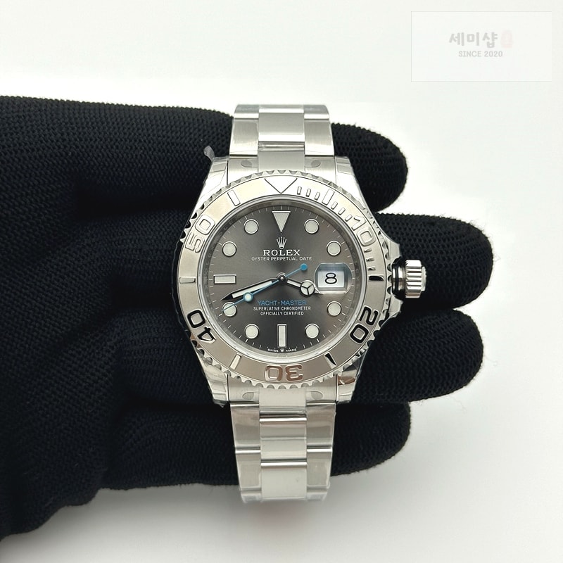 Rolex VS공장 롤렉스 요트마스터 40 다크로듐 그레이다이얼 브레이슬릿 시계 1번 이미지