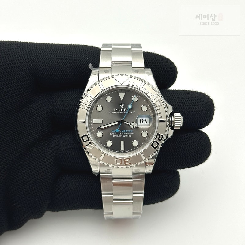 Rolex VS공장 롤렉스 요트마스터 40 다크로듐 그레이다이얼 브레이슬릿 시계 2번 이미지