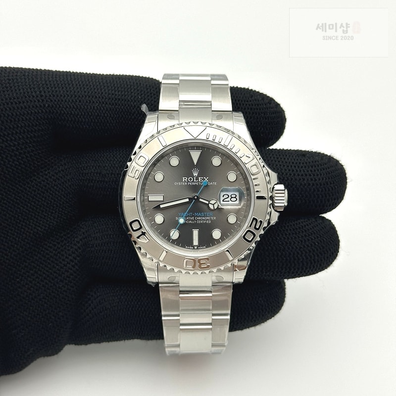 Rolex VS공장 롤렉스 요트마스터 40 다크로듐 그레이다이얼 브레이슬릿 시계 3번 이미지
