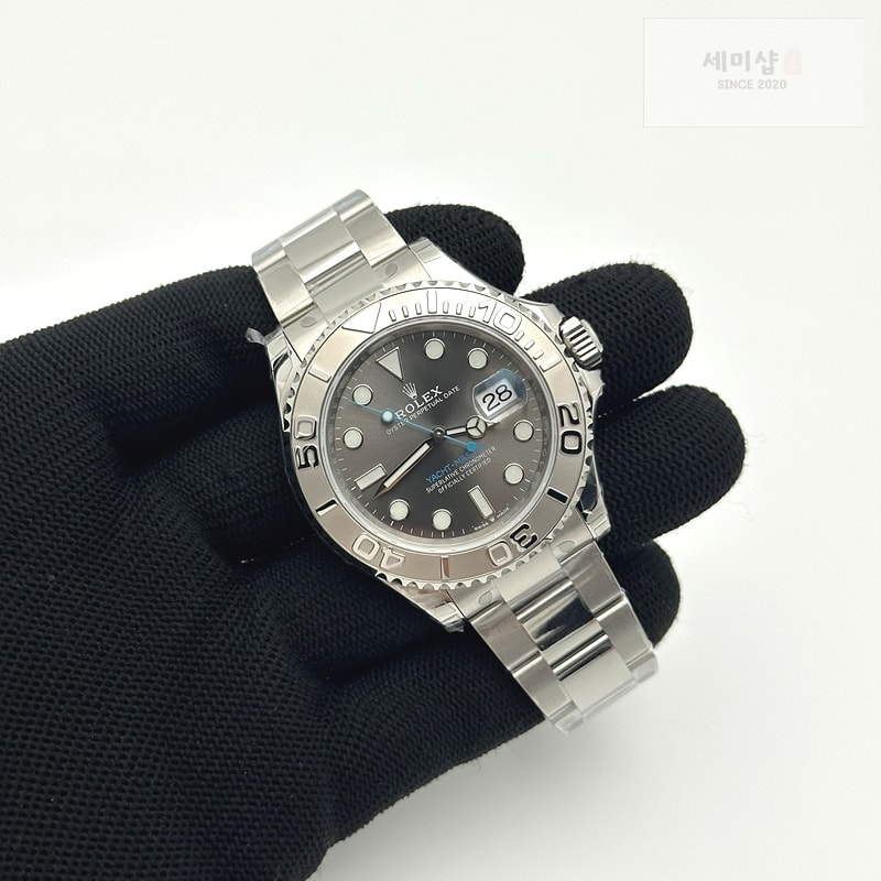 Rolex VS공장 롤렉스 요트마스터 40 다크로듐 그레이다이얼 브레이슬릿 시계 4번 이미지