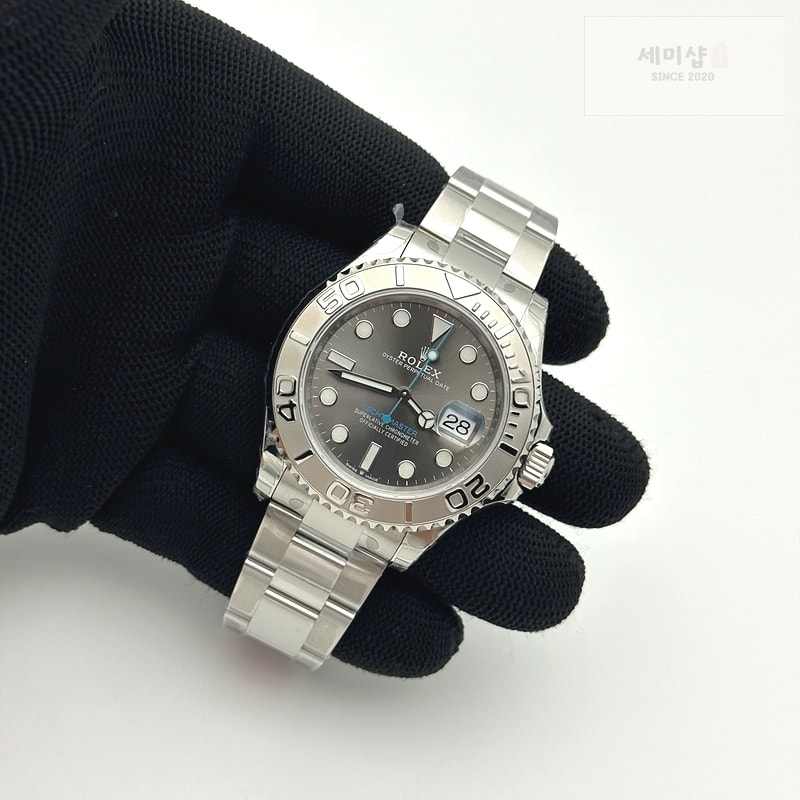 Rolex VS공장 롤렉스 요트마스터 40 다크로듐 그레이다이얼 브레이슬릿 시계 5번 이미지