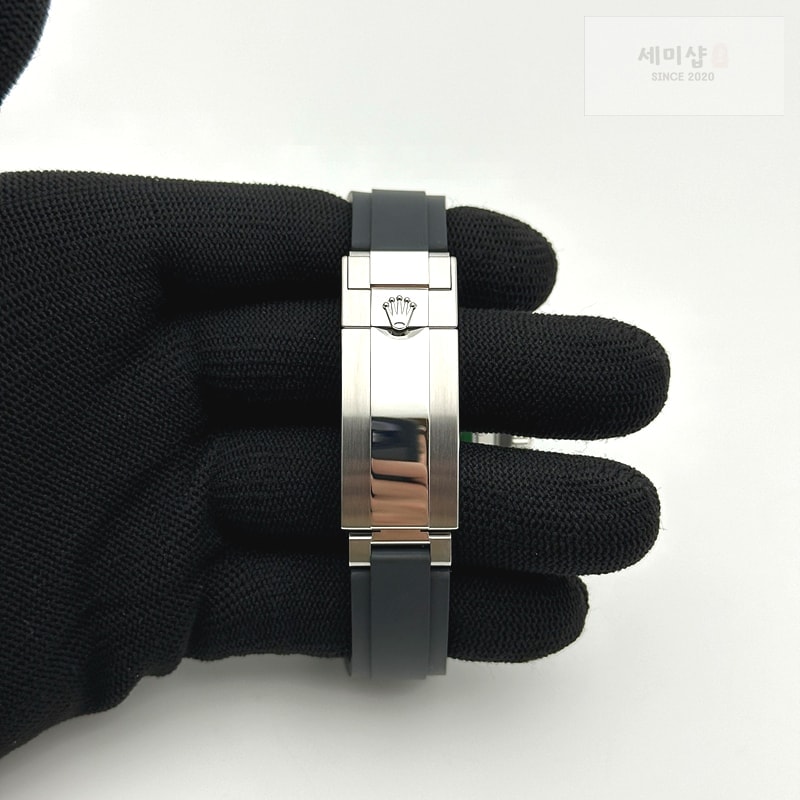 Rolex Clean공장 롤렉스 요트마스터 42 스틸 블랙다이얼 러버스트랩 클린 Yacht-Master 42mm 226659 Clean 1:1 Best Edition 3D Black Ceramic Bezel on Oysterflex Strap VR3235 클린공장 시계 6번 이미지