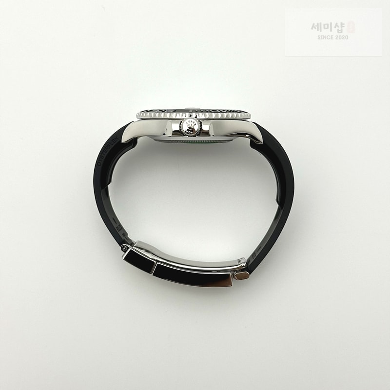 Rolex Clean공장 롤렉스 요트마스터 42 스틸 블랙다이얼 러버스트랩 클린 Yacht-Master 42mm 226659 Clean 1:1 Best Edition 3D Black Ceramic Bezel on Oysterflex Strap VR3235 클린공장 시계 9번 이미지