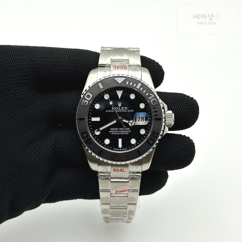 Rolex GD공장 롤렉스 요트마스터 42 스틸 블랙다이얼 브레이슬릿 YachtMaster 226627 42mm SS/SS Black GDF MY8215 시계 3번 이미지