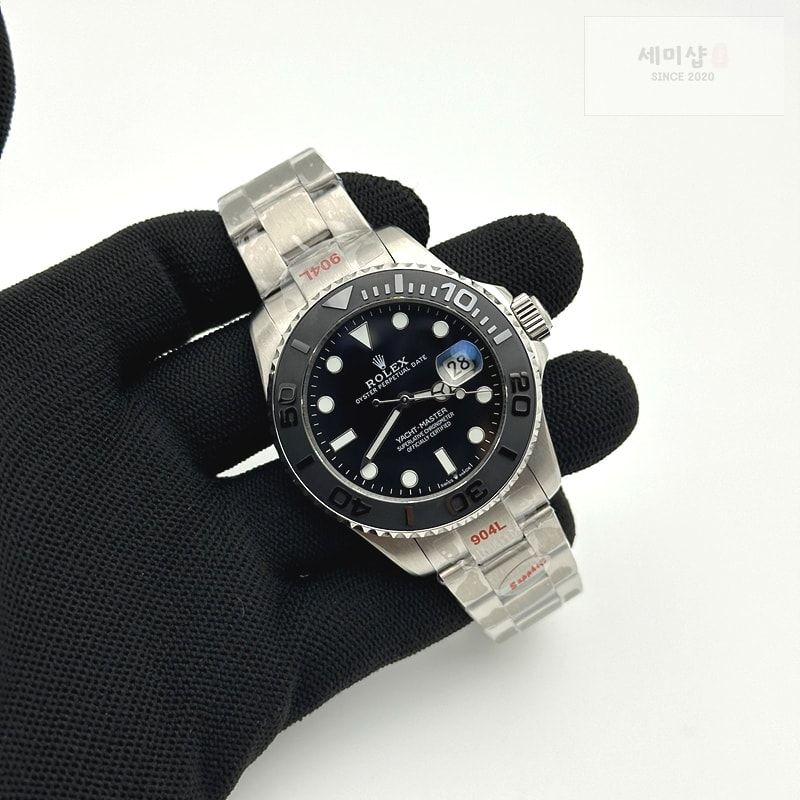 Rolex GD공장 롤렉스 요트마스터 42 스틸 블랙다이얼 브레이슬릿 YachtMaster 226627 42mm SS/SS Black GDF MY8215 시계 4번 이미지
