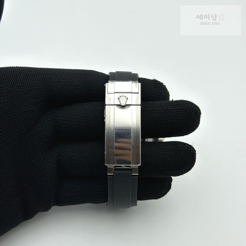Rolex VS공장 롤렉스 요트마스터 42 스틸 블랙다이얼 러버스트랩 226659 YachtMaster 226659 42mm 시계 6번 이미지