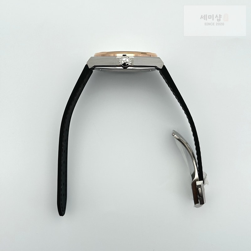 제니스 LF공장 제니스 데피 클래식 스켈레톤 로즈골드콤비 블랙다이얼 거미스트랩 ZEN048C - Defy Classic Skeleton YG/SS/LE Ske LF V2 A2892 시계 6번 이미지