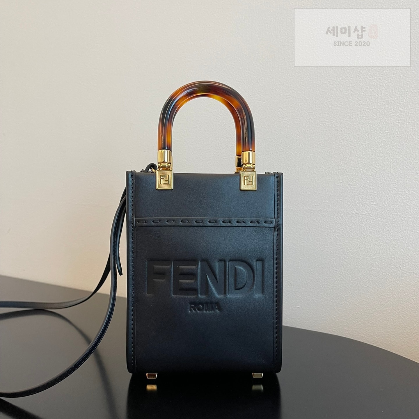 펜디 펜디 미니 션샤인 쇼퍼백 블랙 Bag 1번 이미지