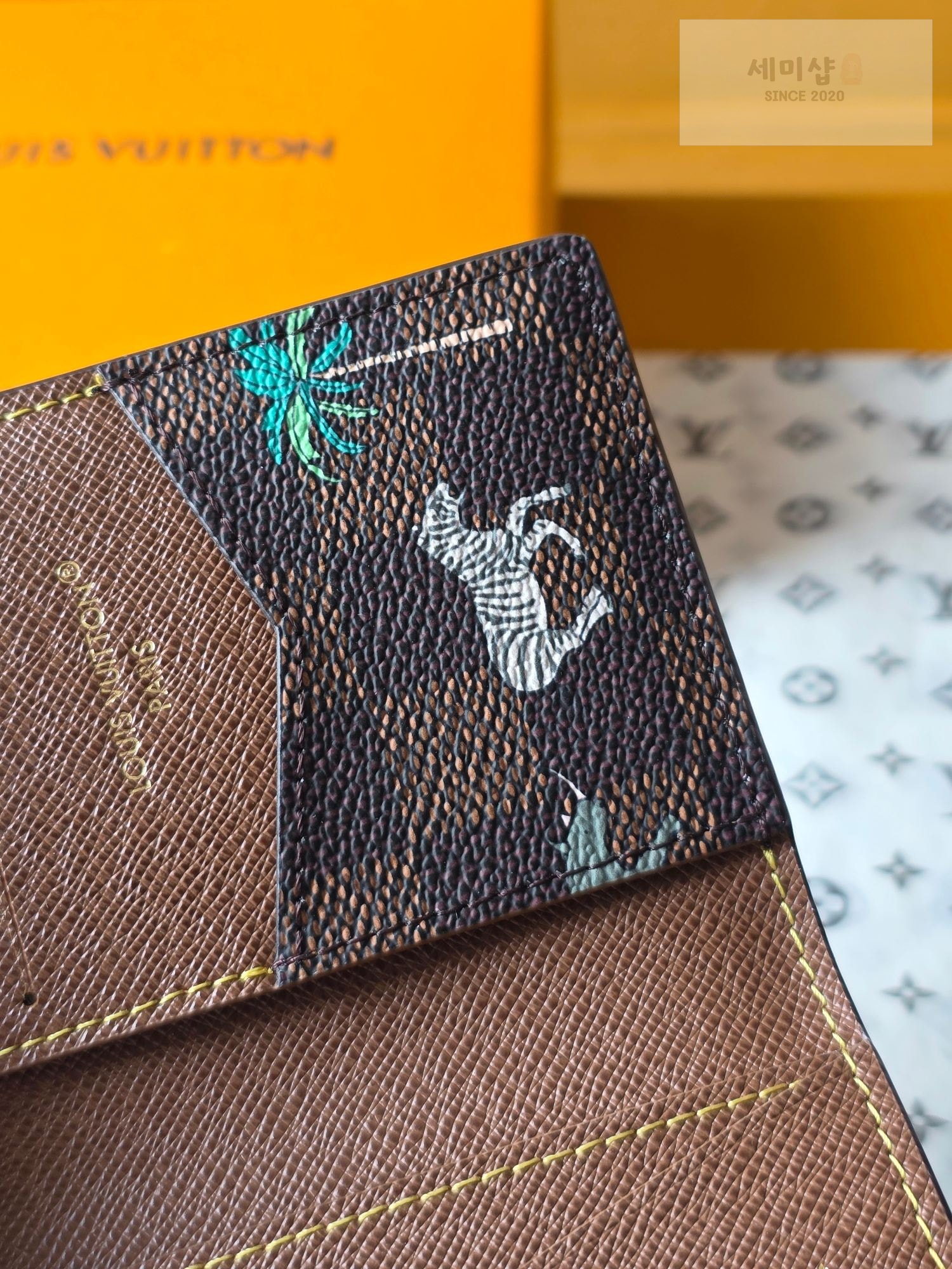 Louis Vuitton 루이비통 포켓 오거나이저 더 다즐링 리미티드 다미에 헤리티지 코팅 캔버스 지갑 6번 이미지