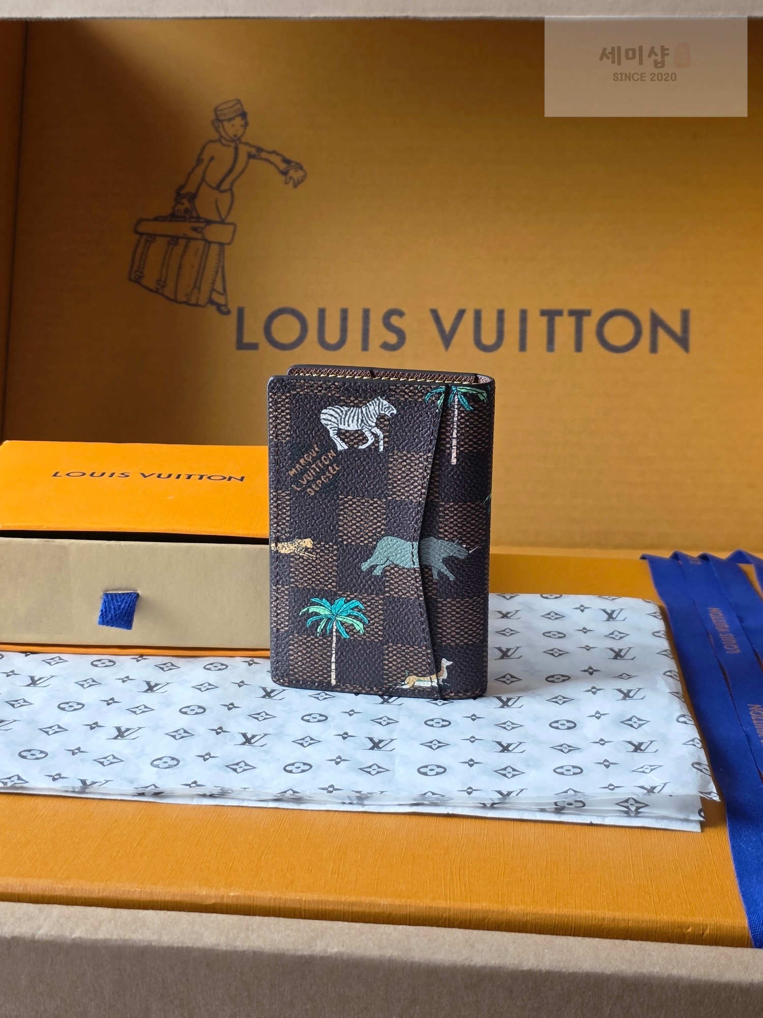 Louis Vuitton 루이비통 포켓 오거나이저 더 다즐링 리미티드 다미에 헤리티지 코팅 캔버스 지갑 2번 이미지
