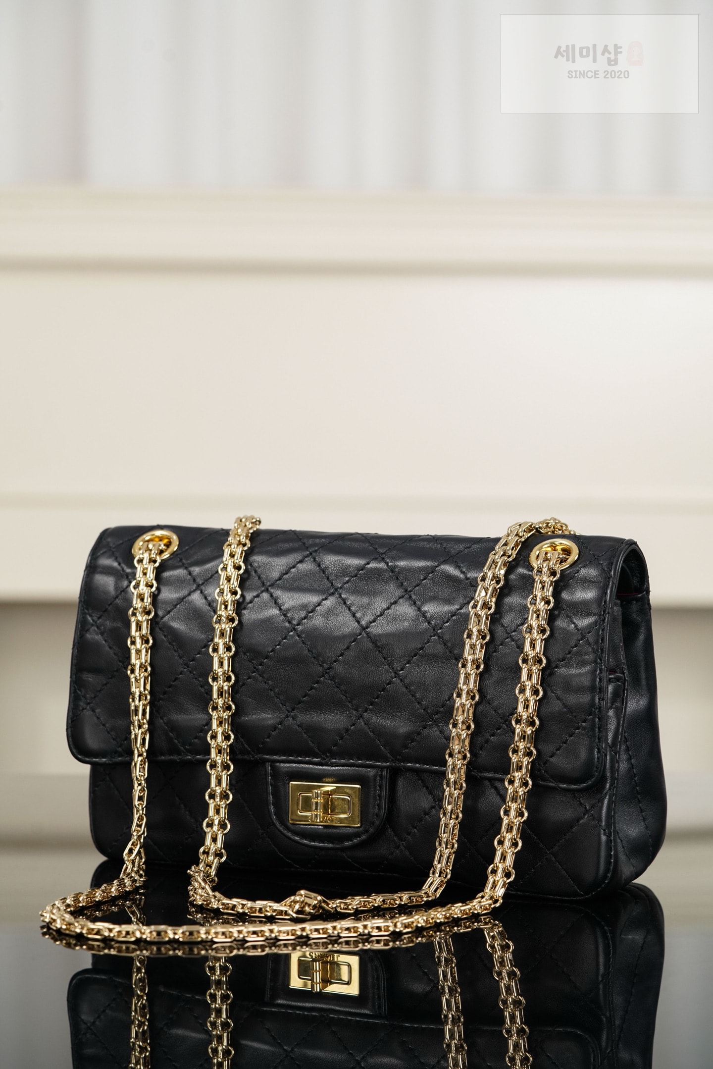 샤넬 샤넬 2.55 핸드백 블랙 Bag 4번 이미지