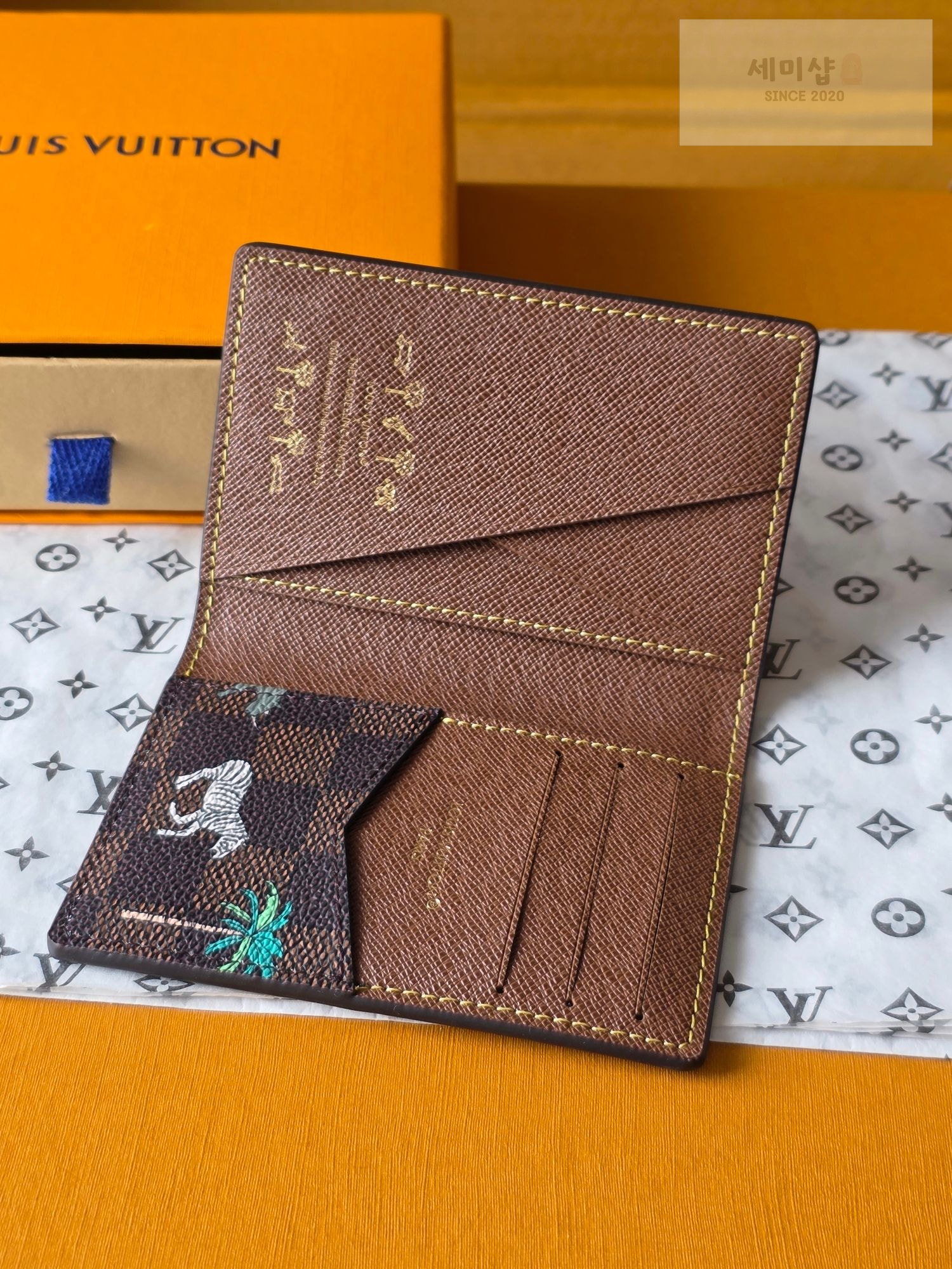 Louis Vuitton 루이비통 포켓 오거나이저 더 다즐링 리미티드 다미에 헤리티지 코팅 캔버스 지갑 5번 이미지
