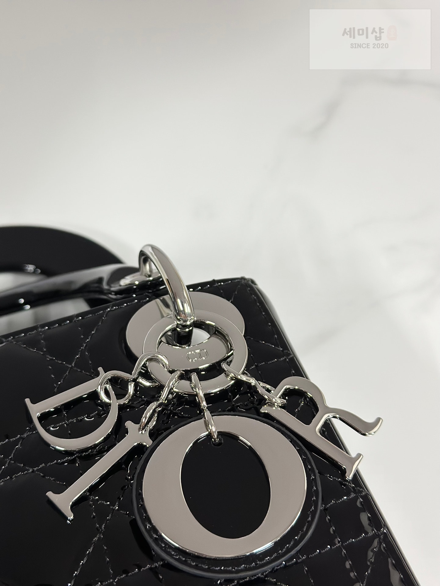 D I O R 디올 페이던트 미니 레이디백 블랙 Bag 6번 이미지