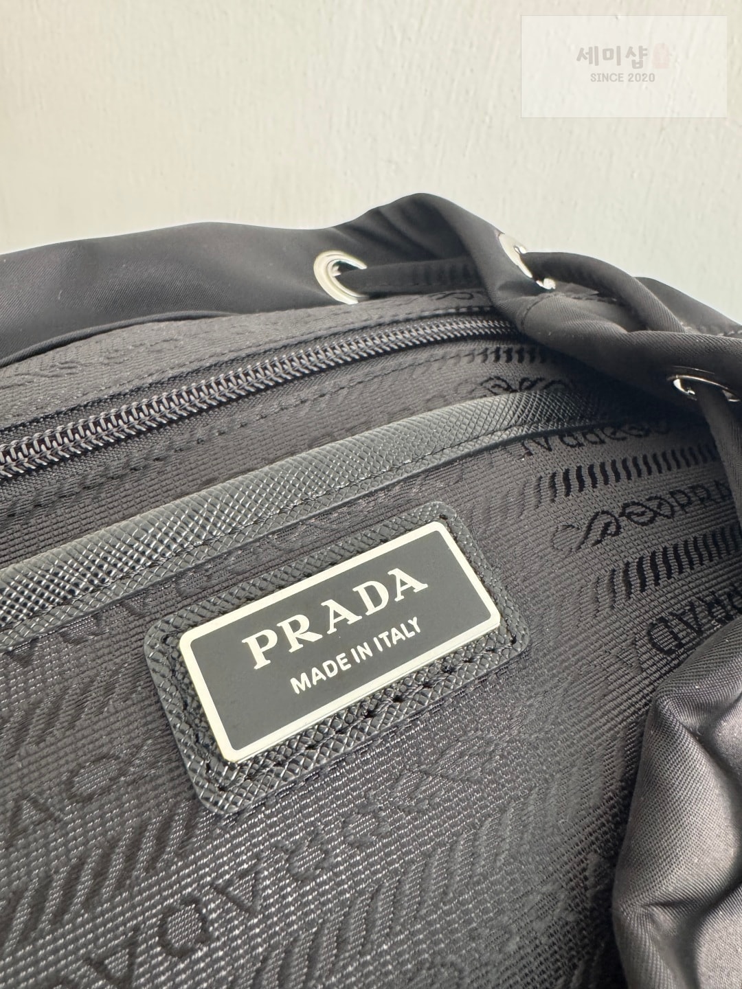 프라다 프라다 리나일론 백팩 네로(블랙) Bag 9번 이미지