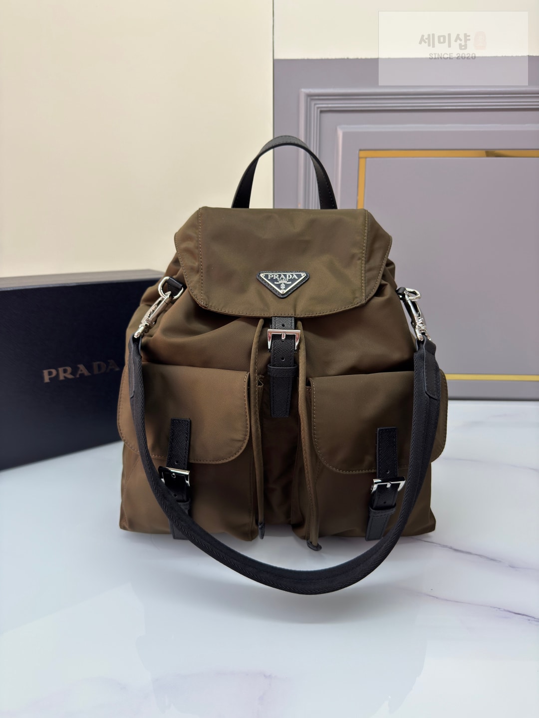 프라다 프라다 리나일론 백팩 네로(블랙) Bag 10번 이미지