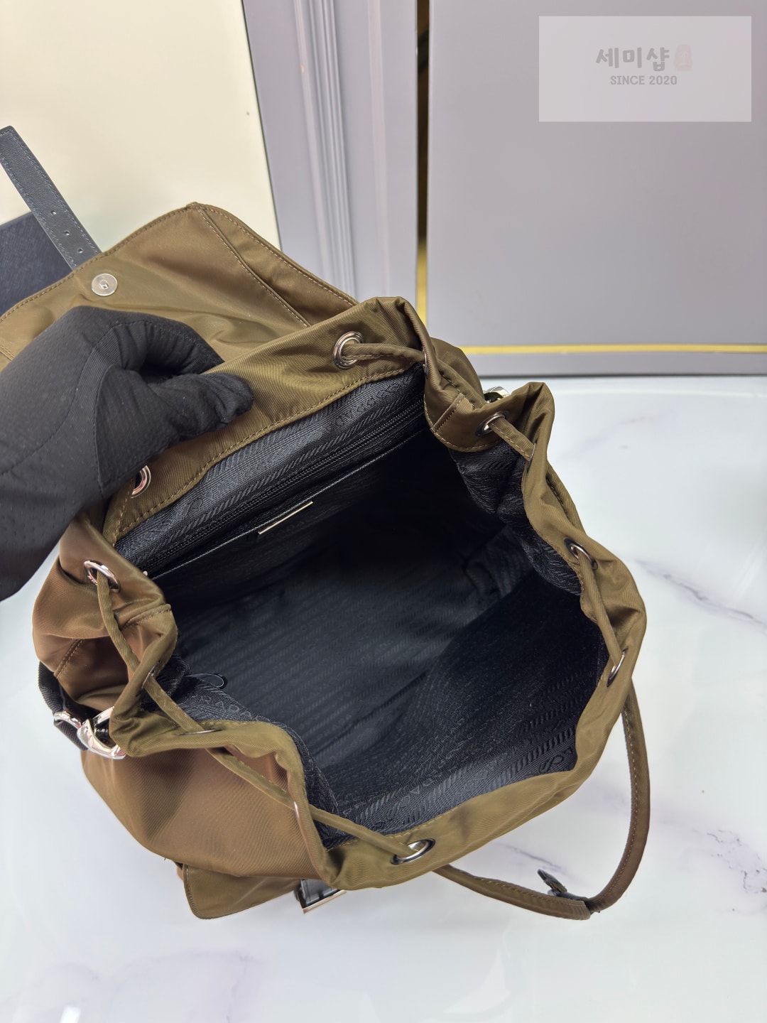 프라다 프라다 리나일론 백팩 네로(블랙) Bag 14번 이미지