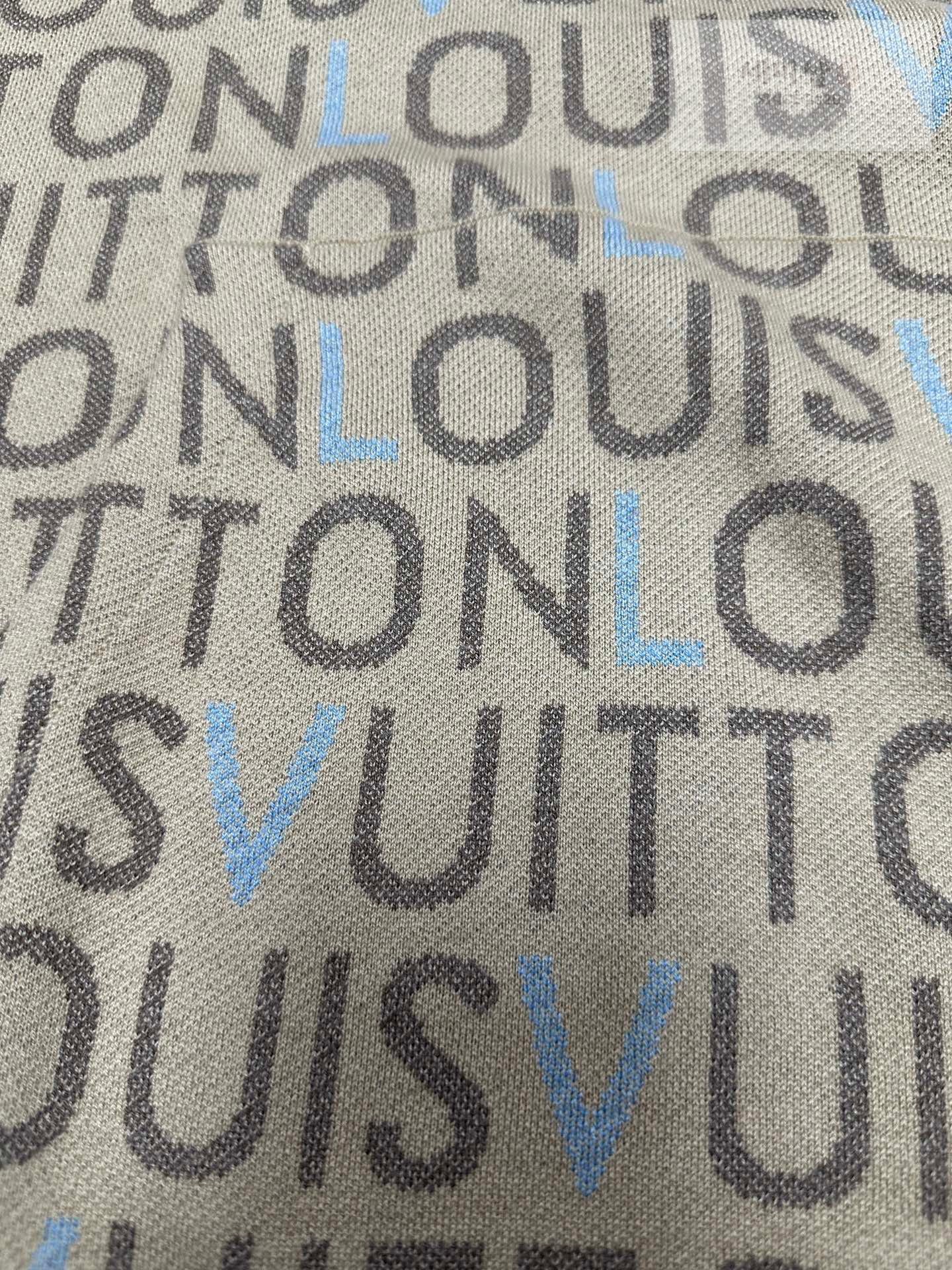루이비통 루이비통 자카드 Louis Vuitton 시그니처 후디 샌드 카멜 의류 8번 이미지
