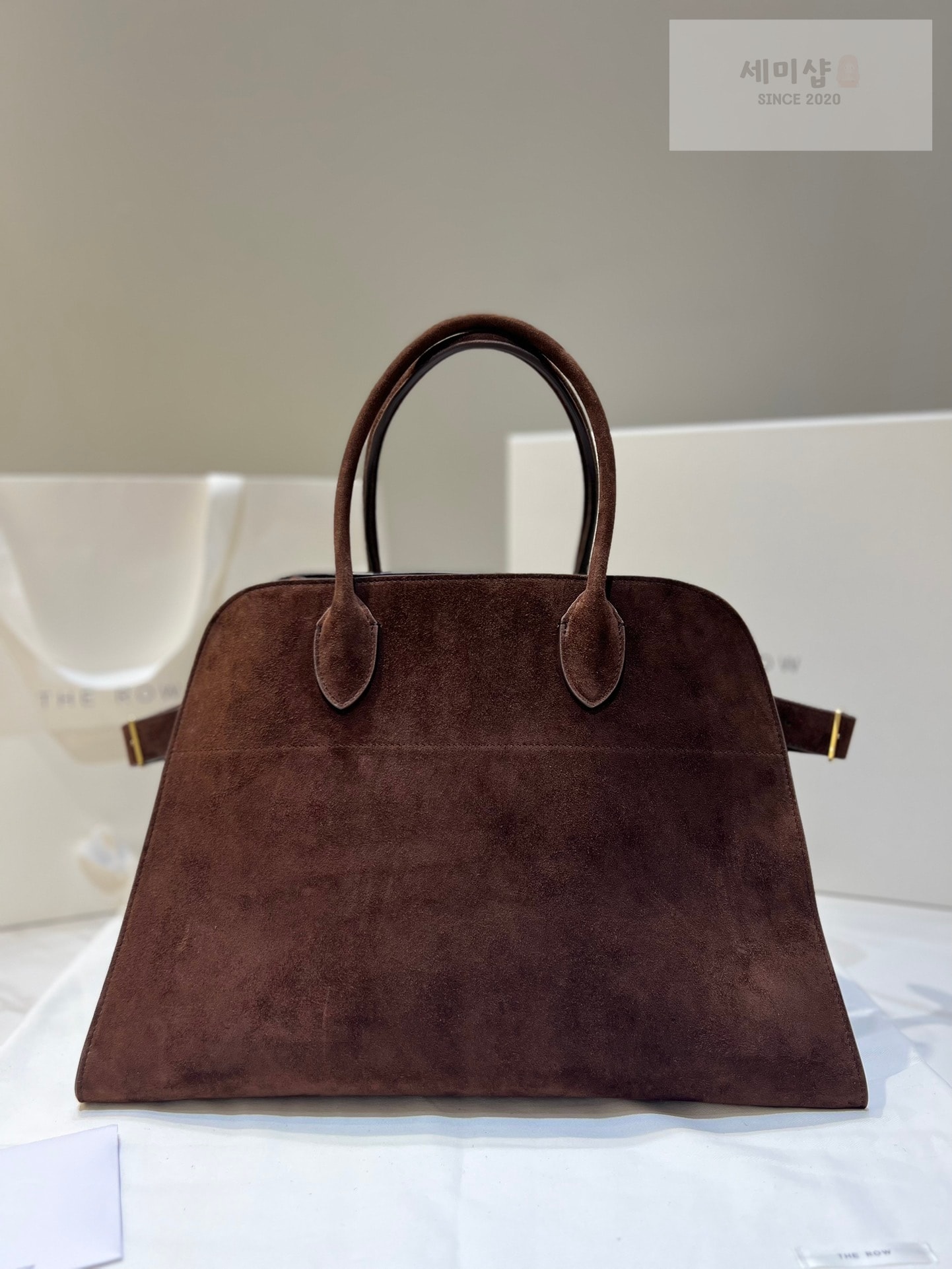 더로우 더로우 마고 15 다크브라운 스웨이드 Bag 1번 이미지
