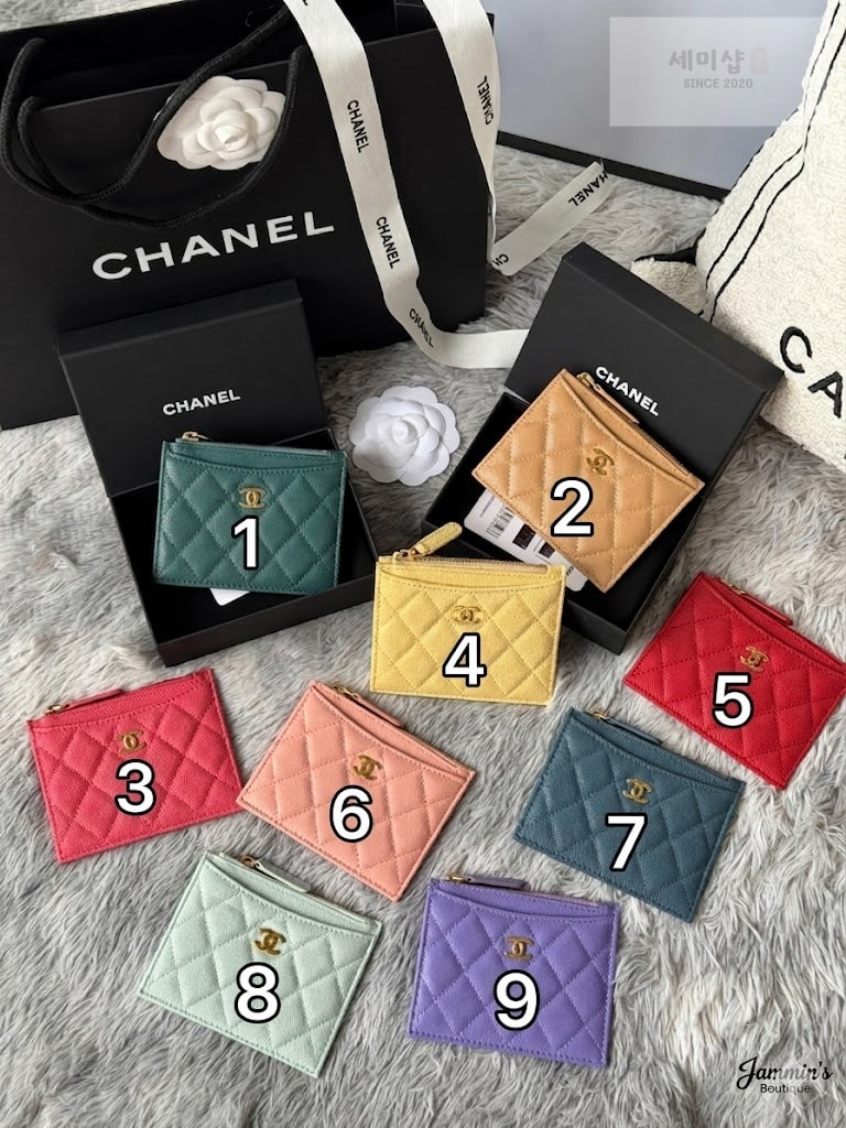 C H A N E L 샤넬 클래식 지퍼 카드 홀더 1 지갑 3번 이미지