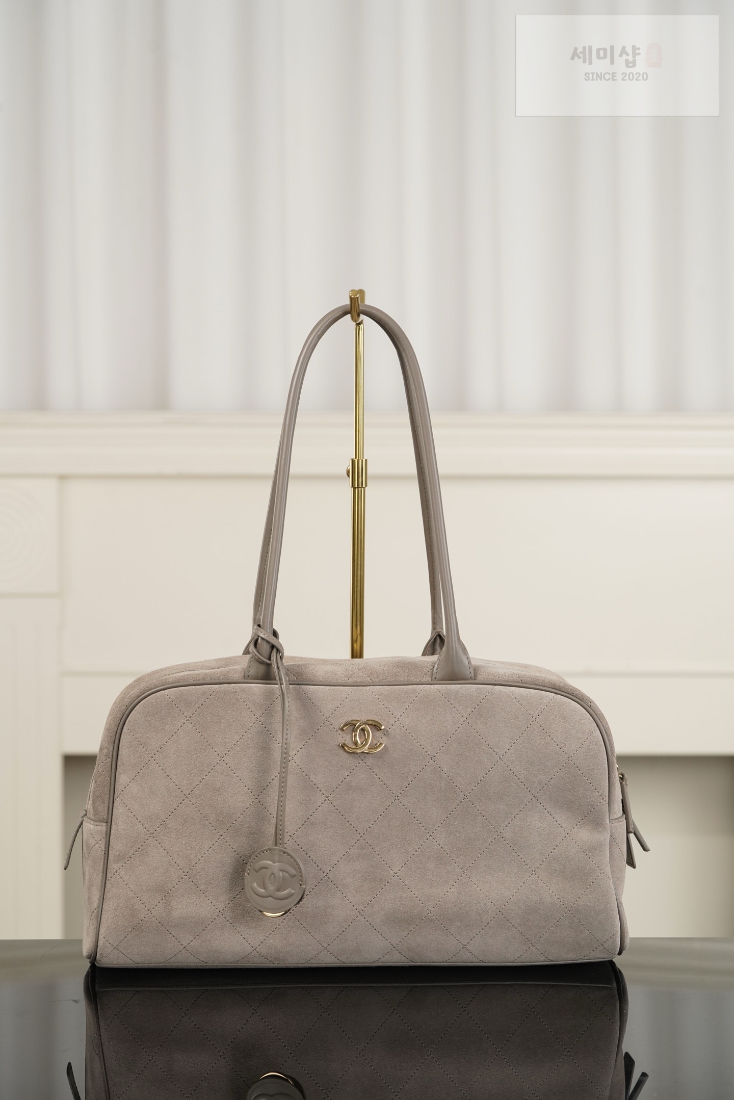 샤넬 샤넬 퍼펙트 볼링 라이트 그레이 Bag 1번 이미지