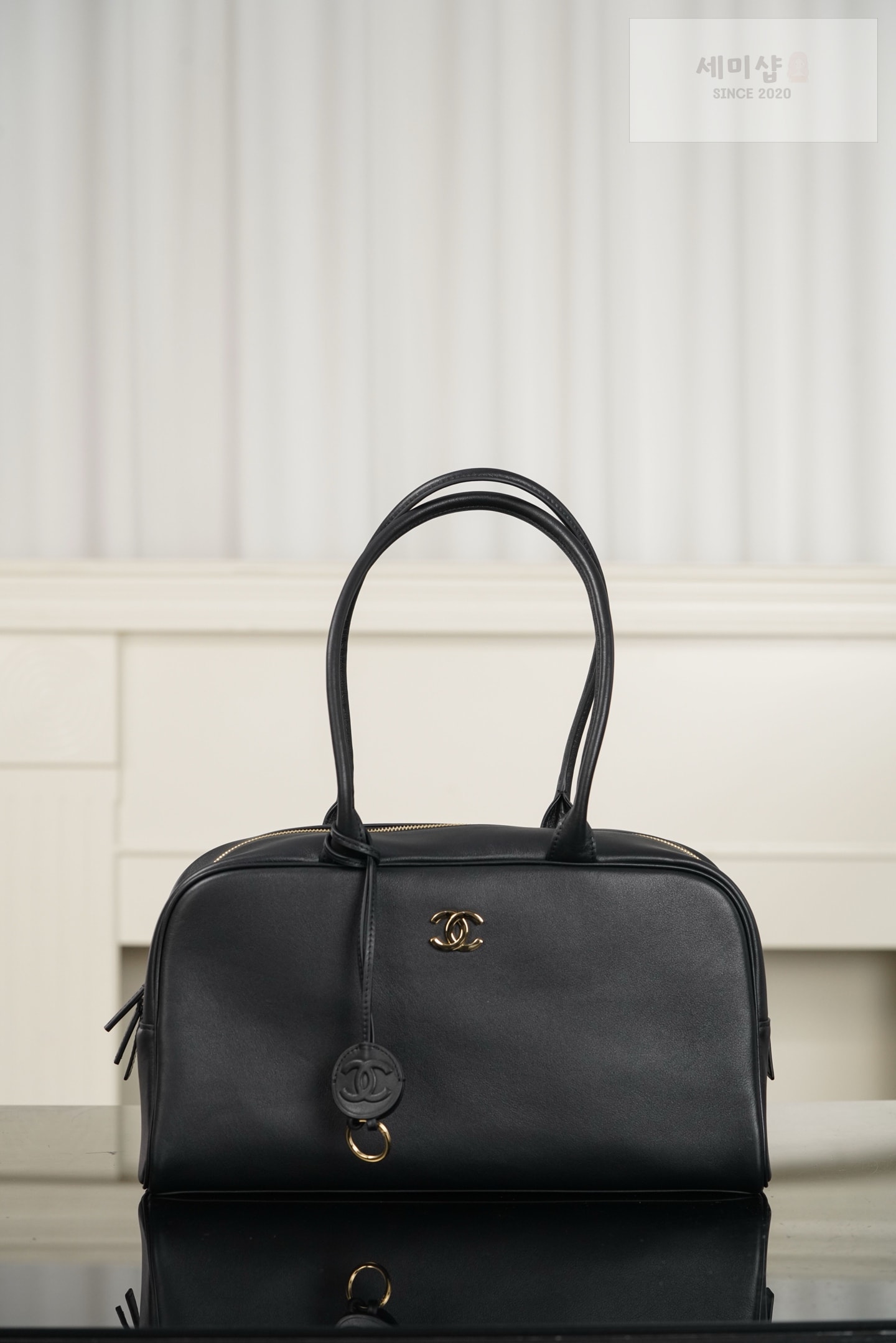 샤넬 샤넬 퍼펙트 볼링 라이트 그레이 Bag 1번 이미지