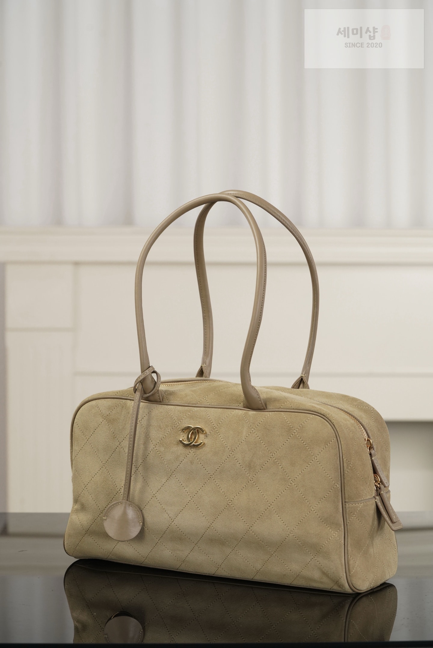 샤넬 샤넬 퍼펙트 볼링 베이지 Bag 4번 이미지