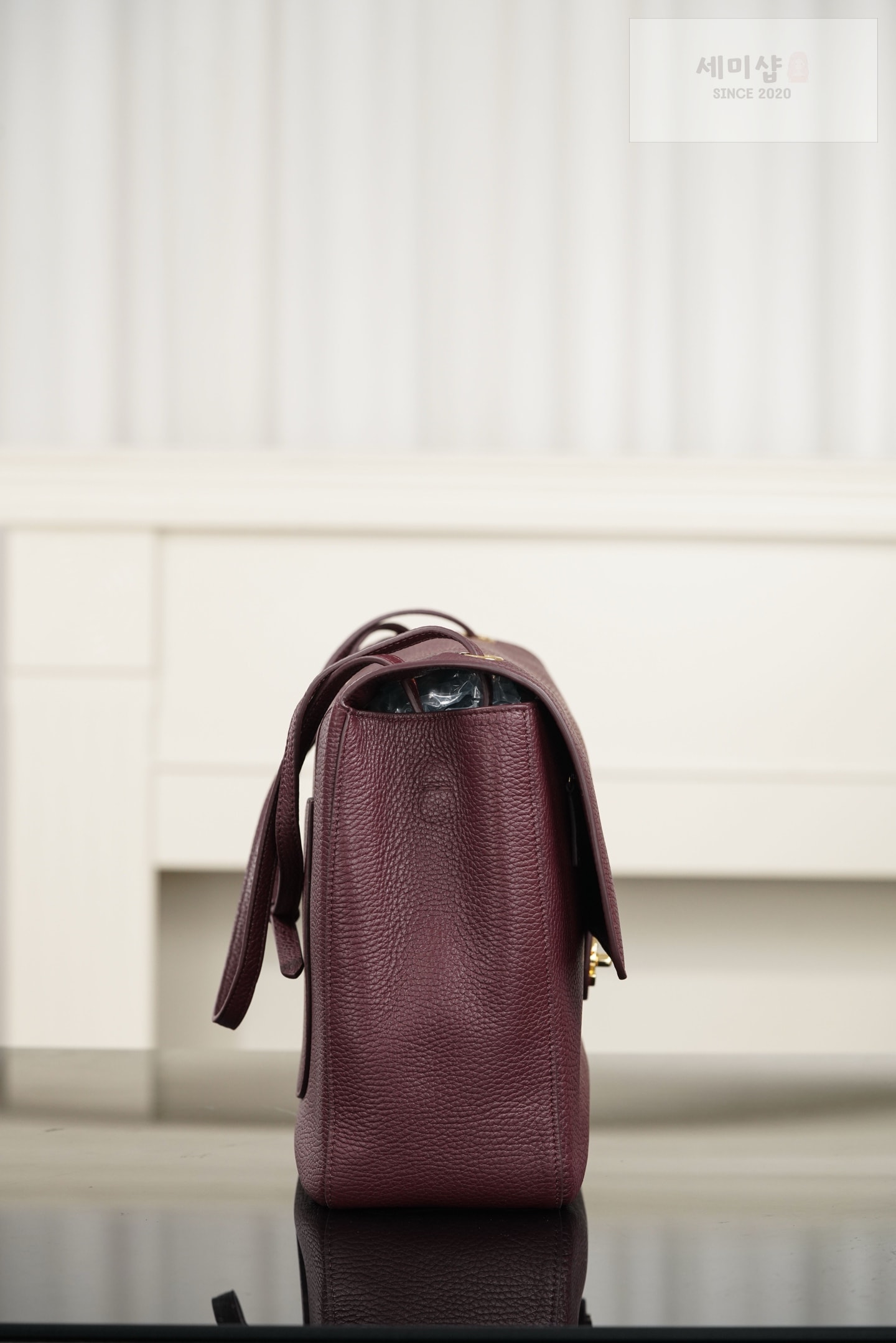 샤넬 샤넬 맥시 플랩 다크 버건디 Bag 4번 이미지