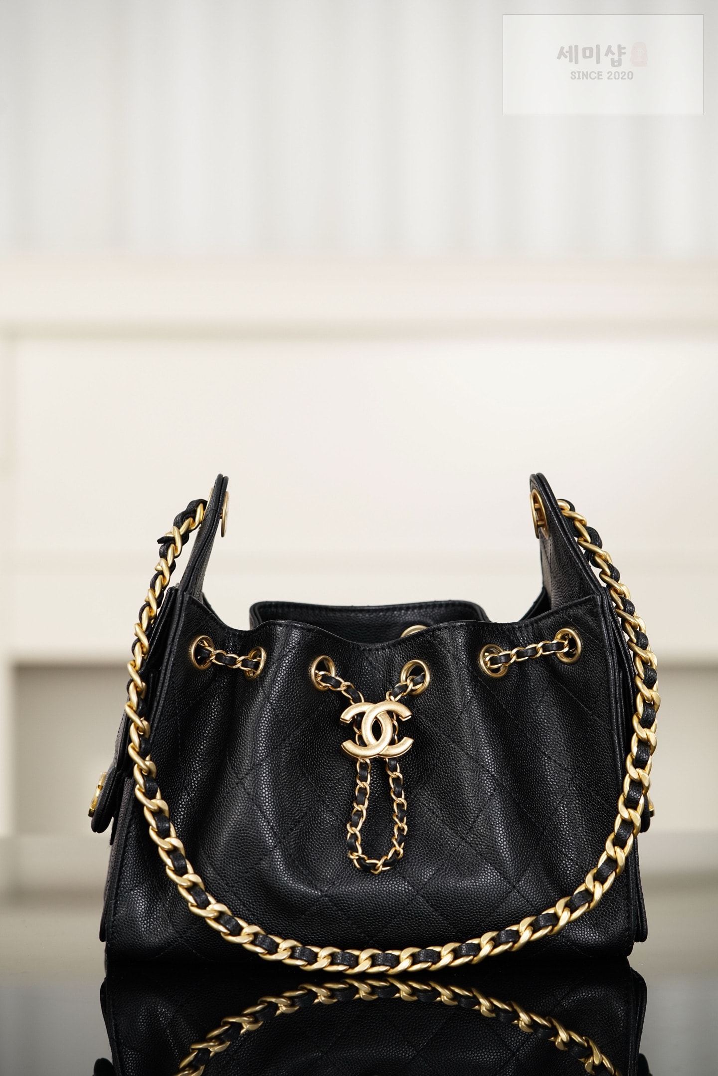 샤넬 샤넬 26C 25 호보백 미니 블랙 금장 레플리카 1번 이미지 - Bag | 세미샵 레플리카 사이트
