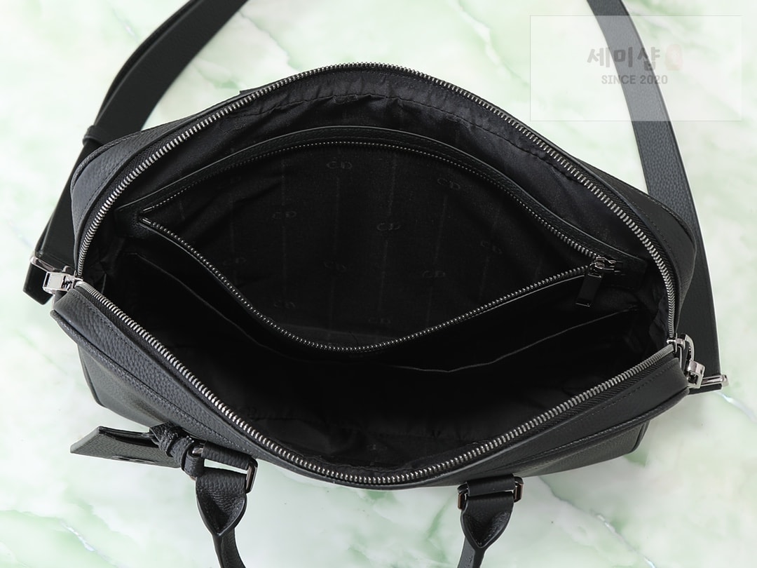 D I O R 디올 CD Icon 지퍼 브리프케이스 블랙 Bag 7번 이미지