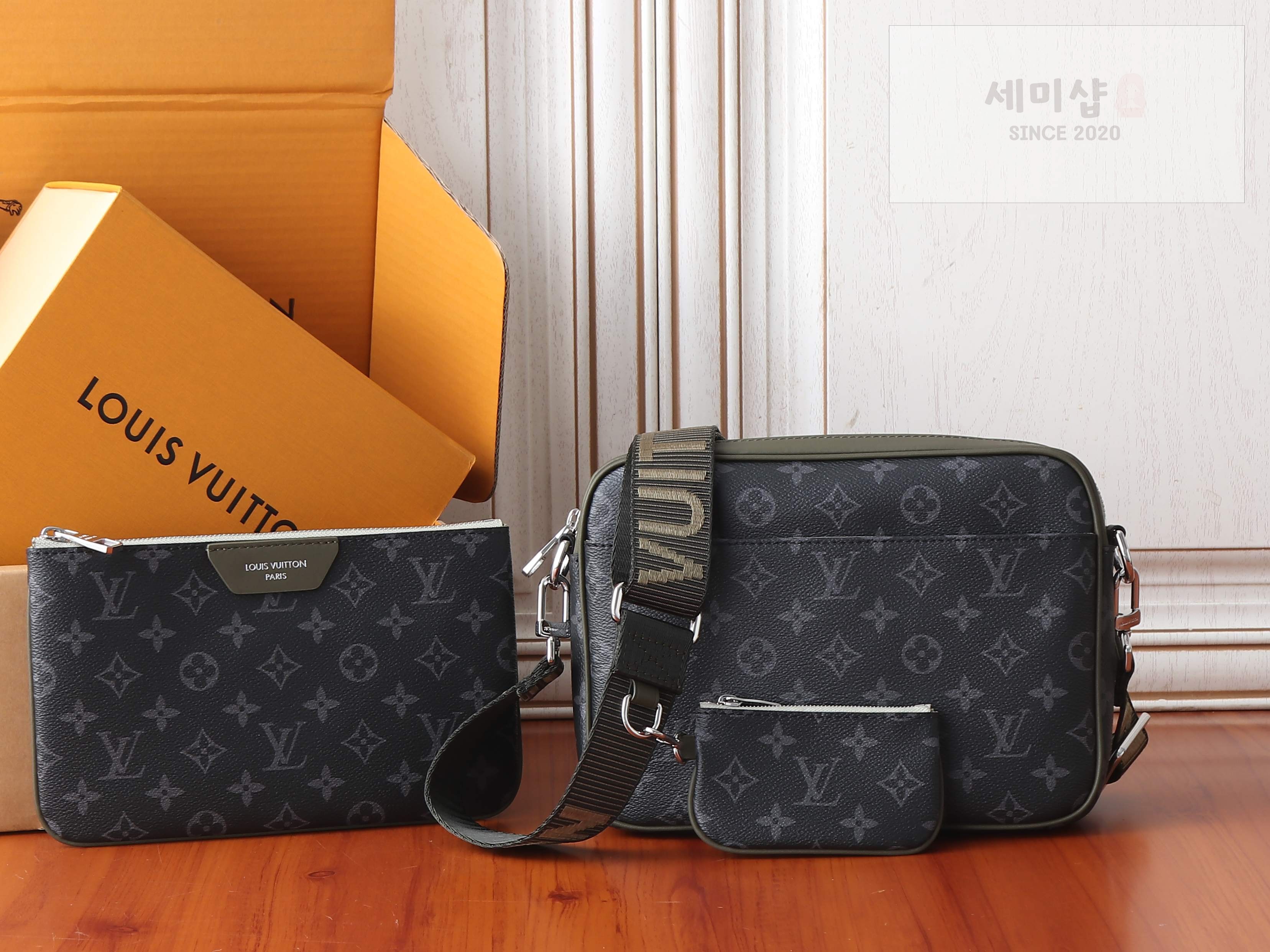 루이비통 루이비통 트리오 메신저백 카키 그린 Bag 7번 이미지