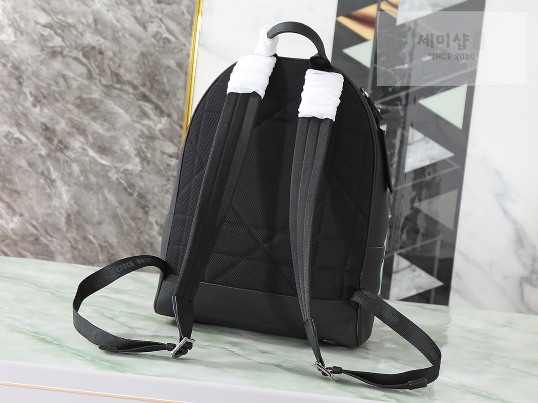 D I O R 디올 CD Icon 지퍼 백팩 블랙 Bag 2번 이미지