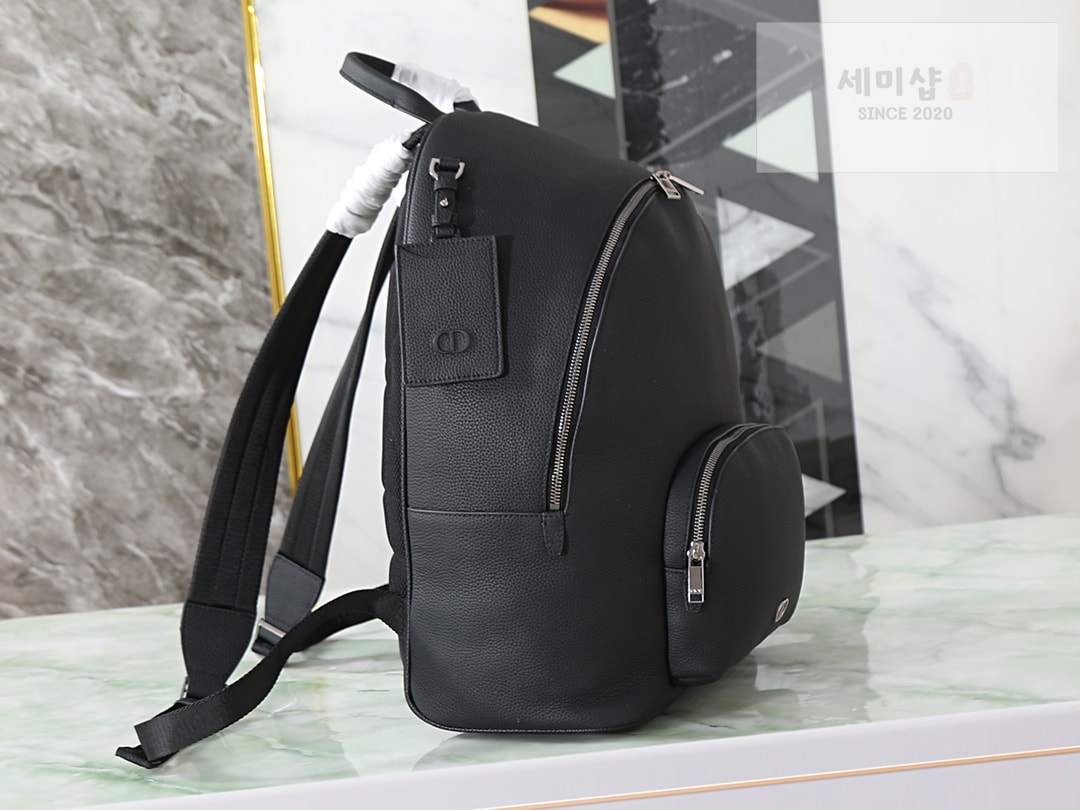 D I O R 디올 CD Icon 지퍼 백팩 블랙 Bag 3번 이미지