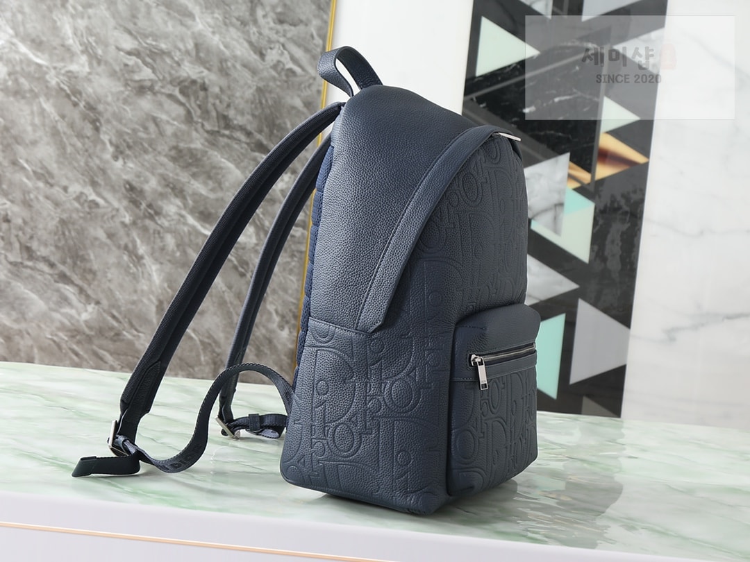 D I O R 디올 라이더 2.0 지퍼 백팩 네이비 블루 Bag 3번 이미지