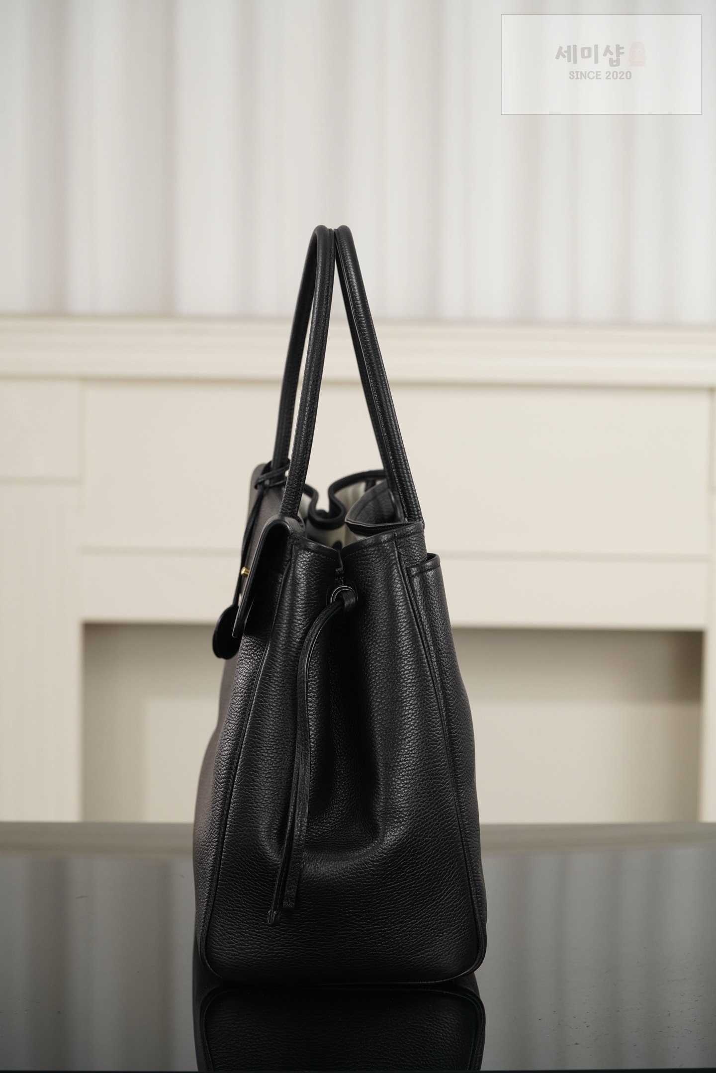 샤넬 샤넬 라지 쇼핑백 블랙 Bag 4번 이미지